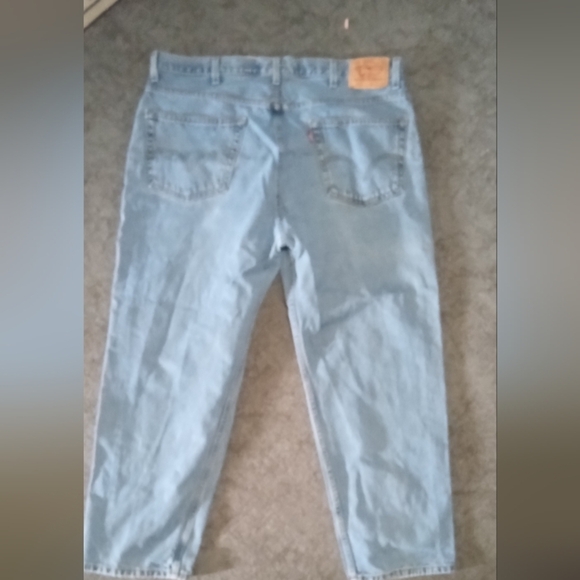 Levi's 550 Men's Relaxed Jeans in Sky Blue - Picture 2 of 6